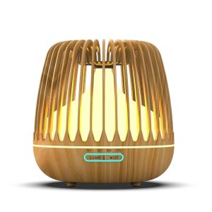 500ml 4-in-1 LED Aromatherapy Oil Diffuser Light Wood