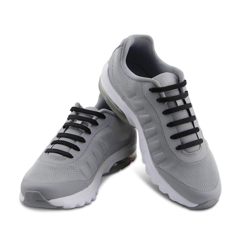 Casual Elastic Silicone No-Tie Shoelaces Black