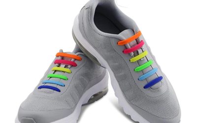 Casual Elastic Silicone No-Tie Shoelaces Multicolour