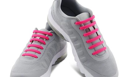 Casual Elastic Silicone No-Tie Shoelaces Pink