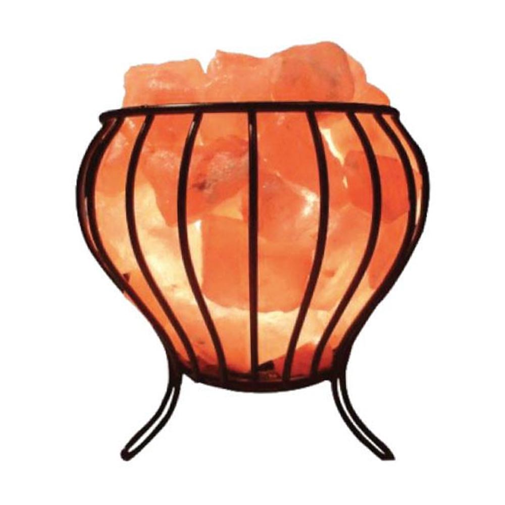 Himalayan Salt Lamp Rock Basket Bud
