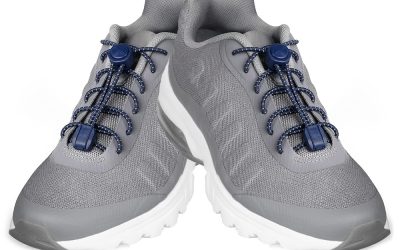 Casual Nylon Lock No-Tie Shoelaces Blue