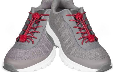 Casual Nylon Lock No-Tie Shoelaces Red