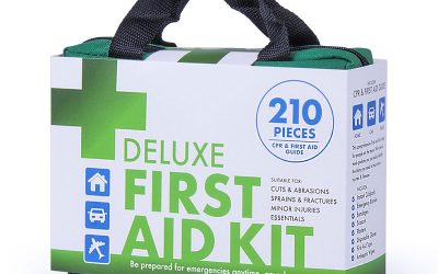 First Aid Kit 210 Pieces Deluxe