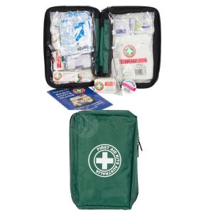 First Aid Kit 40 Pieces Essential Green