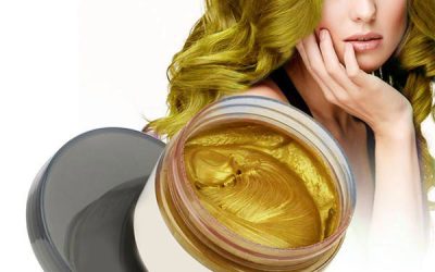 Gold Colour Hair Wax
