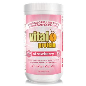 Vital Pea Protein Powder Strawberry 500g