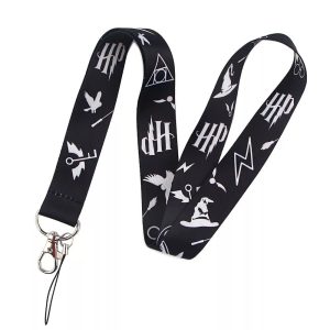 Lanyard Polyester Cruise Travel ID Harry Potter Black